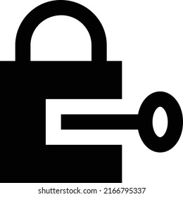 Lock Vector illustration on a transparent background.Premium quality symbols.Glyphs vector icon for concept and graphic design.