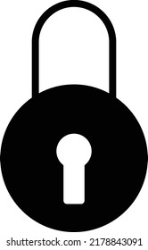lock Vector illustration on a transparent background.Premium quality symbols.Glyphs vector icon for concept and graphic design.