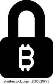 ilustración del vector de bloqueo en un fondo transparente.Símbolos de calidad premium.Icono vectorial de glifos para diseño de concepto y gráfico.