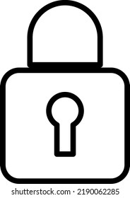 lock  Vector illustration on a transparent background.Premium quality symmbols.Stroke vector icons for concept and graphic design.