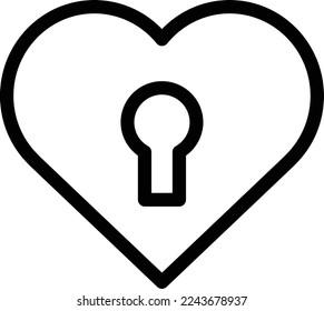 lock Vector illustration on a transparent background. Premium quality symmbols. Thin line vector icons for concept and graphic design. 
