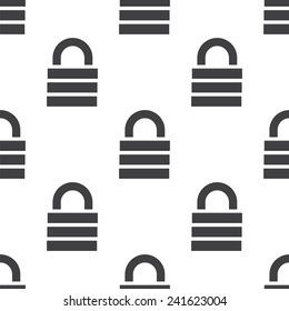 lock, vector seamless pattern, Editable can be used for web page backgrounds, pattern fills  