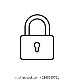 Lock vector for website symbol icon presentation