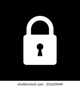 Lock White Vector Icon Stock Vector (Royalty Free) 331639649 | Shutterstock