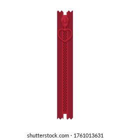Lock of zipper vector icon.Cartoon vector icon isolated on white background lock of zipper.