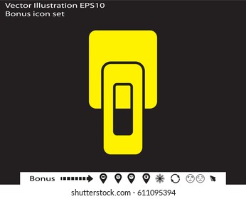Lock zipper, vector illustration of Eps10
