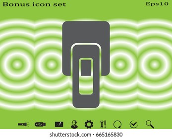 Lock zipper, vector illustration of Eps10