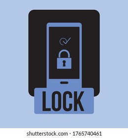 
lock_ Label is the graphic arts, refers to pre-made images used to illustrate any medium. 