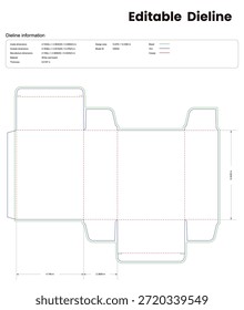 lock_insert_boxes_tuck_end dieline template box dieline die lines packcustom dieline box cardboard pizza box dieline printable product Packaging layout,
