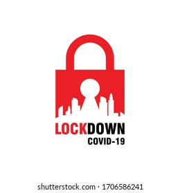 Lockdown City Covid-19 Corona Virus Background Template