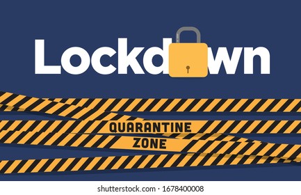 Sperrkonzept mit Sperrband und Quarantäneband