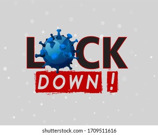lockdown corona covid 2019 template