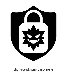 lockdown corona virus icon vector
