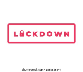 LOCKDOWN CORONAVIRUS, Lockdown Design Vector, Lockdown Coronavirus design Vector,Covid 19 Lockdown