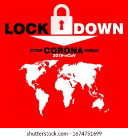 Lockdown Coronavirus Pandemic, Poster and Banner