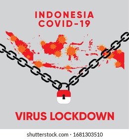 Lockdown Indonesia against the corona virus