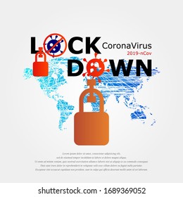 Lockdown, No Infection and Stop Coronavirus Concepts. No Infection and Stop Coronavirus Concepts.