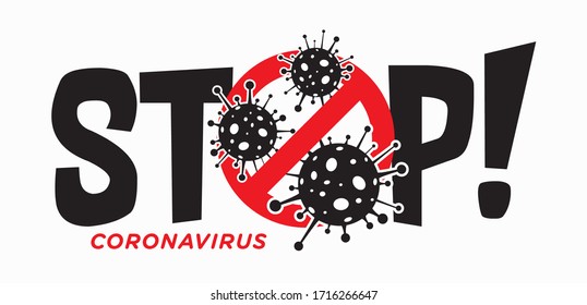 Lockdown pandemic stop coronavirus outbreak symptoms. Sign of warning and quarantine vector protect icon lockdown. Sign Stay at Home.
