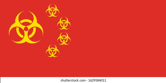 Lockdown Pandemic stop Novel Coronavirus outbreak covid-19 2019-nCoV symptoms in Wuhan China Travel corona Europe warning and quarantine with mouth cap mask Vector mouthcap protect icon Lock down sign