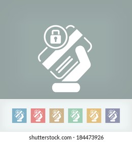 Locked credit card