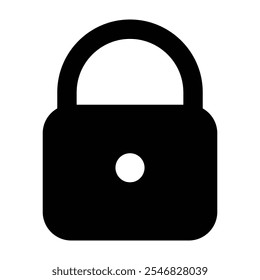 Gesperrtes Design, einfache Symbolgrafik