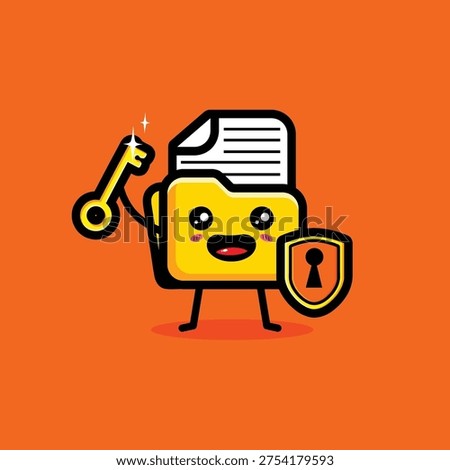 locked folder containing confidential documents