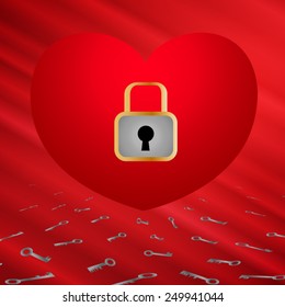 Locked heart and the battlefield of the keys.
