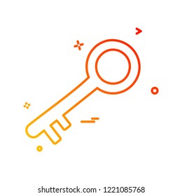 Locked icon design vector
