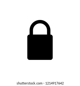 locked icon. One of simple collection icons for websites, web design, mobile app