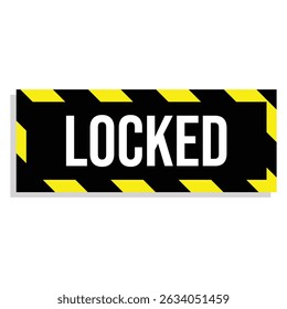 locked icon with white background