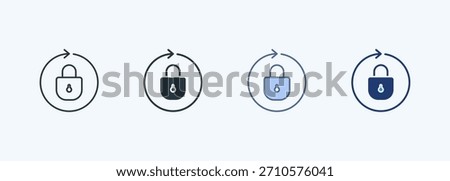 Locked Multiple Style Icon Collection