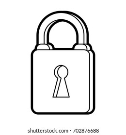 Locked padlock accessory