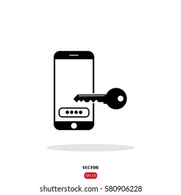 locked phone icon