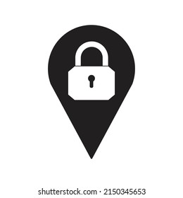 Locked placeholder  icon design. vector illustration
