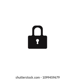 Locked symbol vector icon