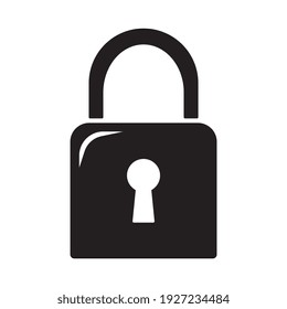 Locked symbol, web and computer icon