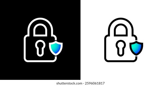 locked and unlocked padlock icons