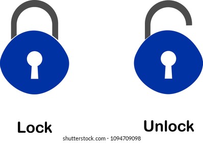 Locked And Unlocked Vector Icons