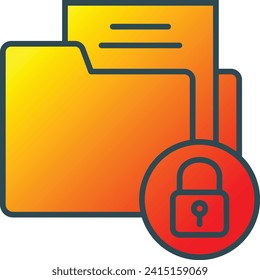 Icono vectorial bloqueado. Se puede usar para imprimir, móviles y aplicaciones web.