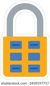 Icono de Vector bloqueado. Se puede utilizar para la impresión, aplicaciones móviles y de Web.