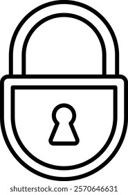Locked vector icon. Can be used for printing, mobile and web applications.