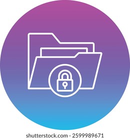 Locked vector icon. Can be used for printing, mobile and web applications.