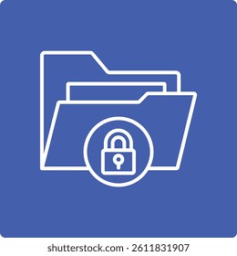 Locked vector icon. Can be used for printing, mobile and web applications.