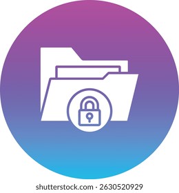 Icono de Vector bloqueado. Se puede utilizar para aplicaciones de impresión, móviles y de Web.