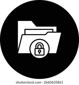 Icono de Vector bloqueado. Se puede utilizar para aplicaciones de impresión, móviles y de Web.