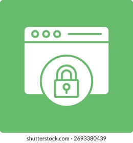 Icono de Vector bloqueado. Se puede utilizar para aplicaciones de impresión, móviles y de Web.
