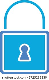 Icono de Vector bloqueado. Se puede utilizar para aplicaciones de impresión, móviles y de Web.