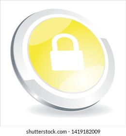 locked vector icon on the website