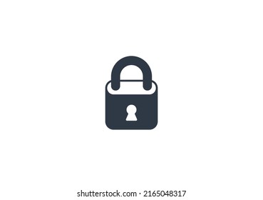 Emoticon aislado de vectores bloqueados. Icono Emoji de bloqueo cerrado