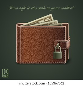 Locked wallet